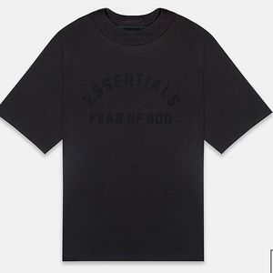 Fear of God Essentials Jet Black T-Shirt